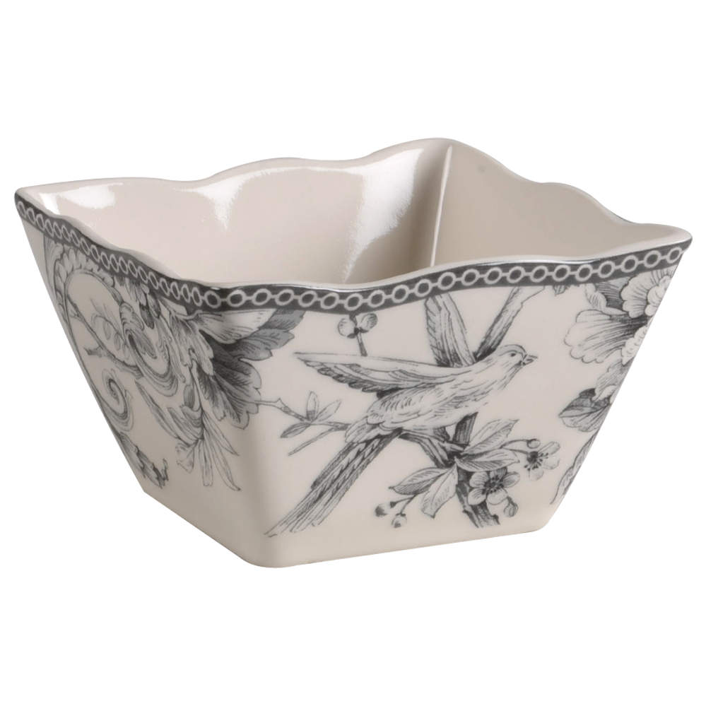 Adelaide Grey and White Individual Appetizer Bowl by 222 Fifth (PTS)-1
