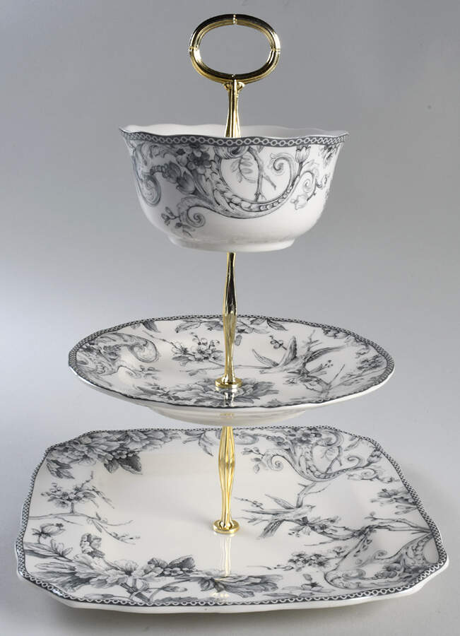 Adelaide Grey and White Tiered Fruit Dip HC by 222 Fifth (PTS)-1