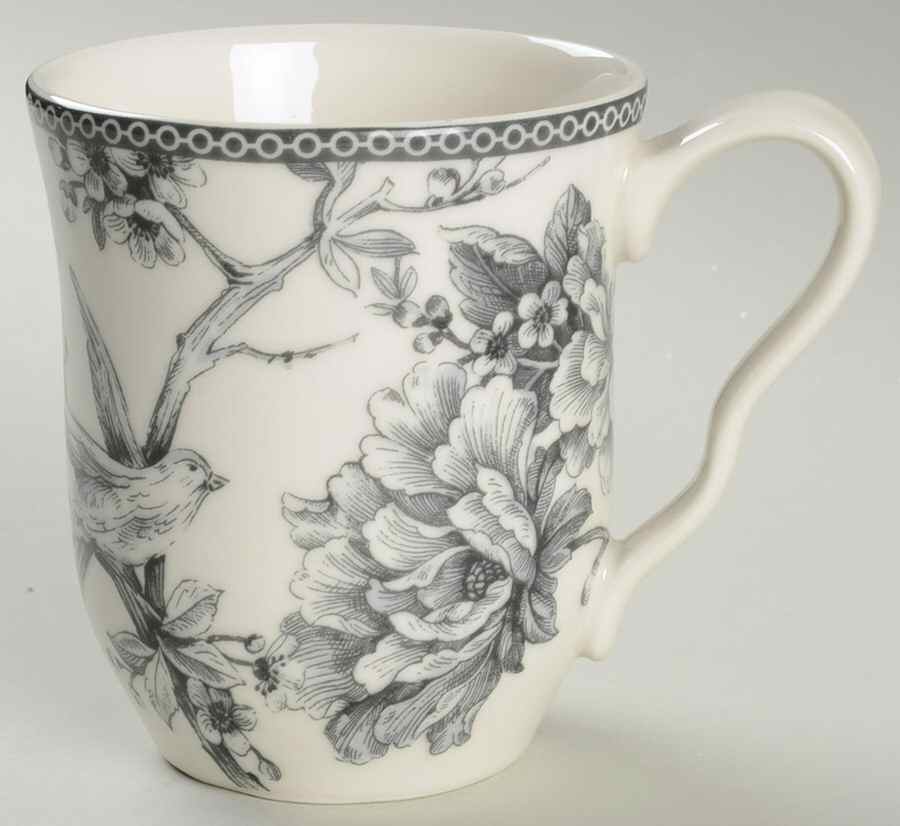 Adelaide Grey and White Mug by 222 Fifth (PTS)-1