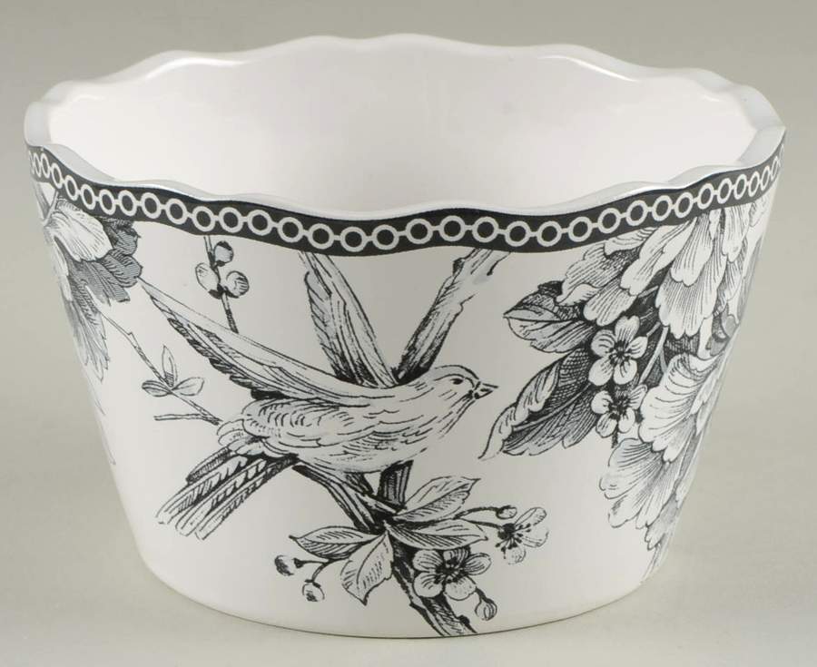 Adelaide Grey and White Individual Appetizer Bowl by 222 Fifth (PTS)-1