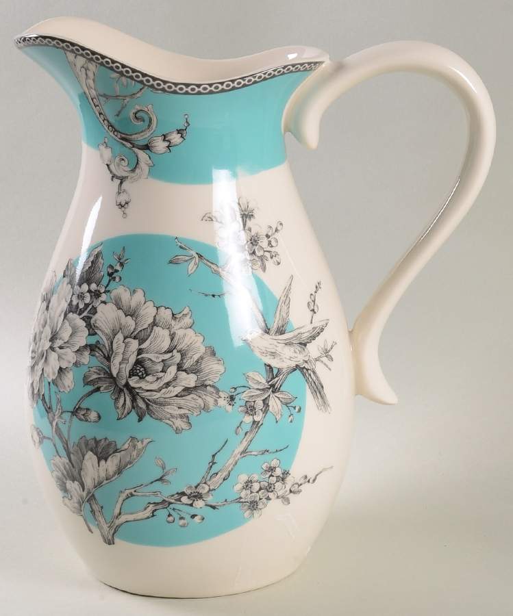 Adelaide Turquoise 96 Oz Pitcher by 222 Fifth (PTS)-1