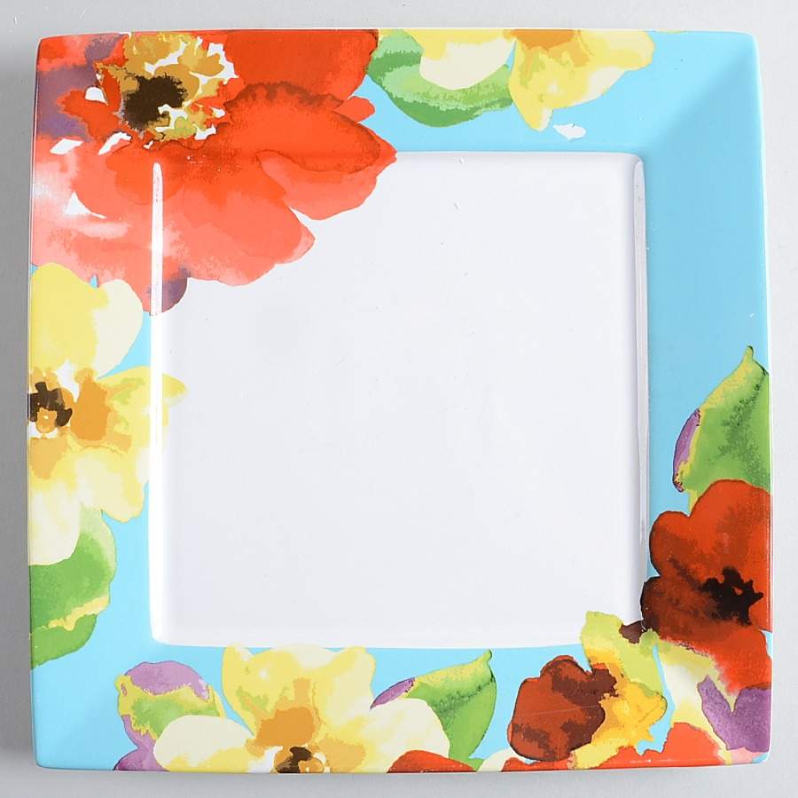 Pastiche White Square Dinner Plate by 222 Fifth (PTS)-1