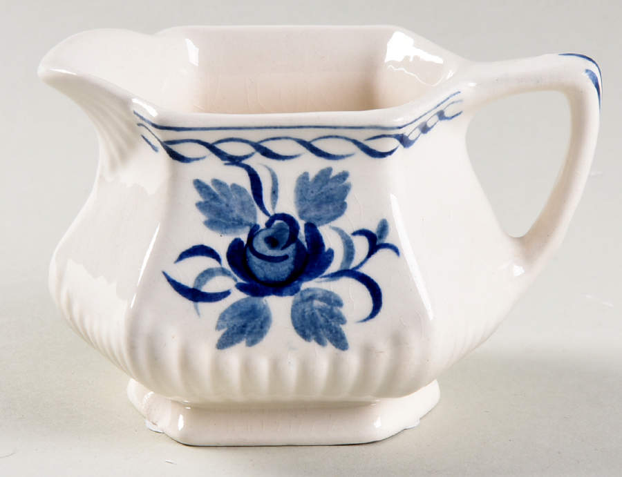 Baltic Blue (Older, Cream) Mini Creamer by Adams China-1