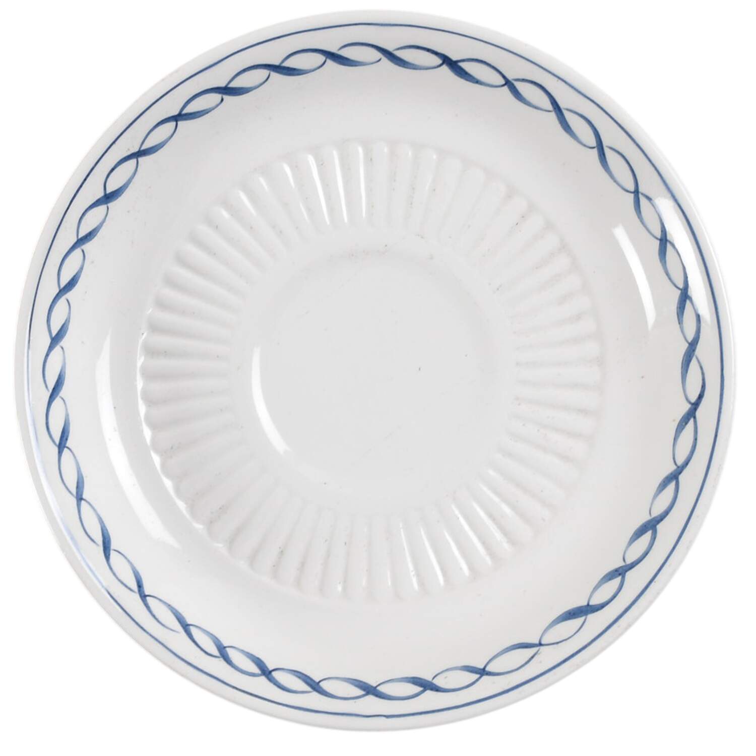 Baltic Blue (Older, Cream) Saucer by Adams China-1