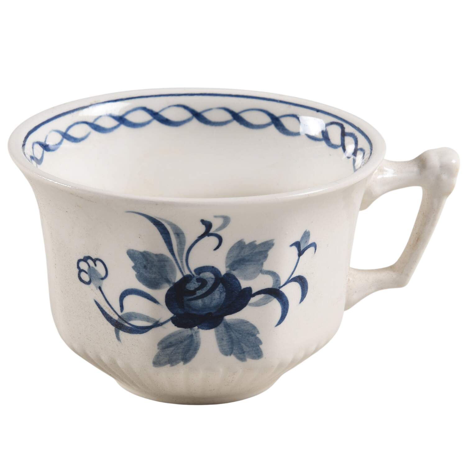 Baltic Blue (Older, Cream) Flat Cup by Adams China-1