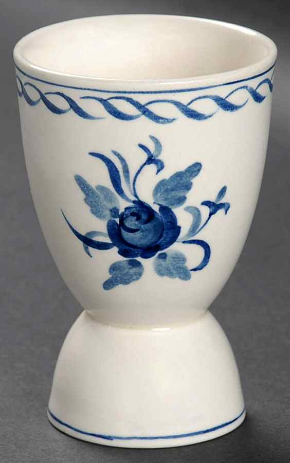 Baltic Blue (Older, Cream) Double Egg Cup by Adams China-1