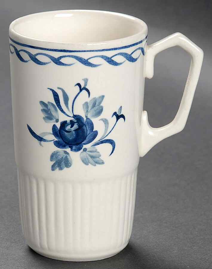 Baltic Blue (Older, Cream) Irish Coffee Cup by Adams China-1