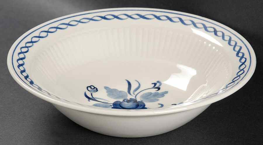 Baltic Blue (Older, Cream) Rim Cereal Bowl by Adams China-1