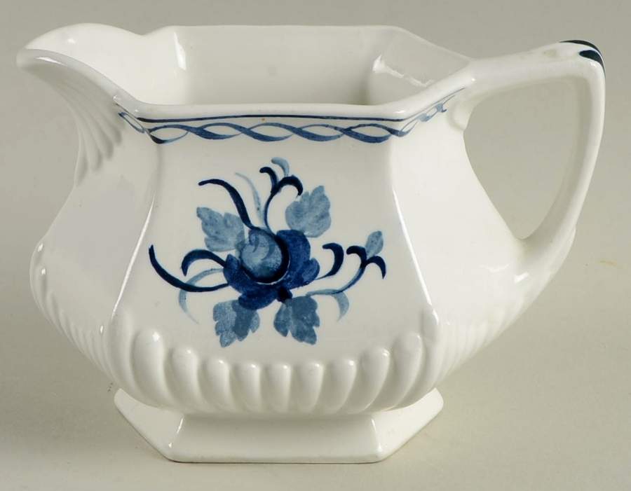 Baltic Blue (Older, Cream) Creamer by Adams China-1