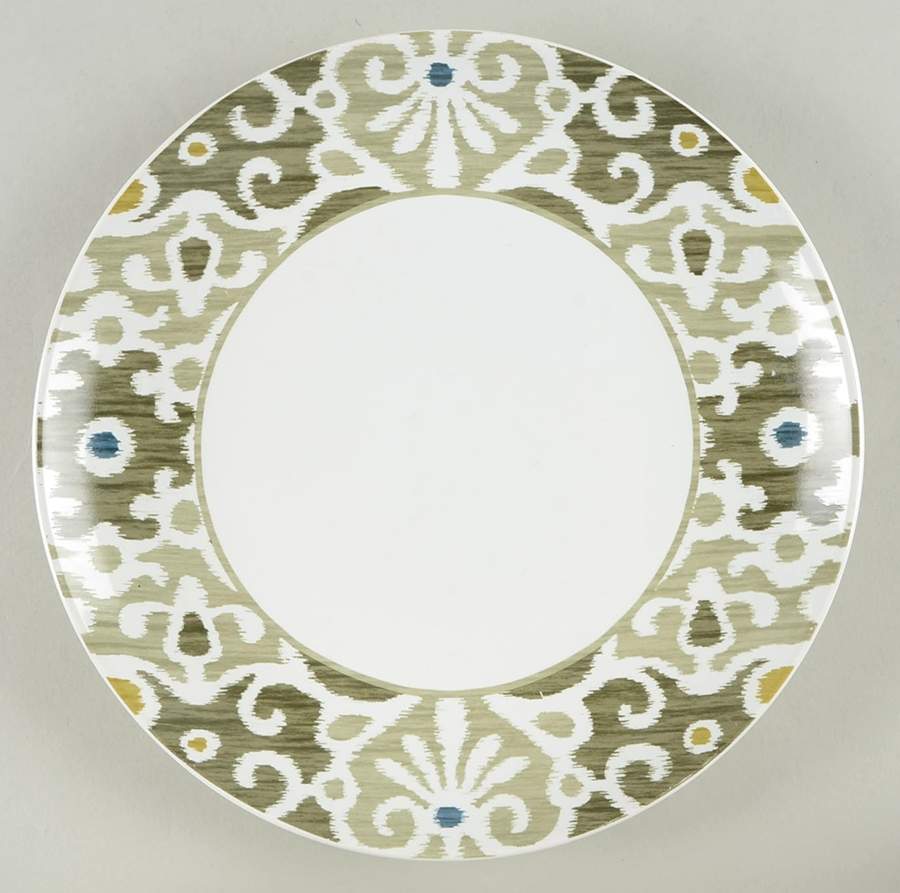 Samarkand Greige Dinner Plate by 222 Fifth (PTS)-1
