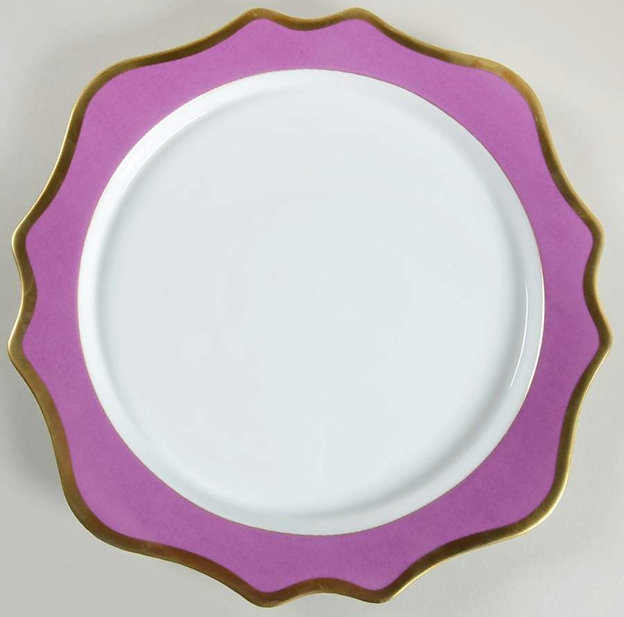 Anna's Palette Purple Orchid Service Plate (Charger) by Anna Weatherley-1