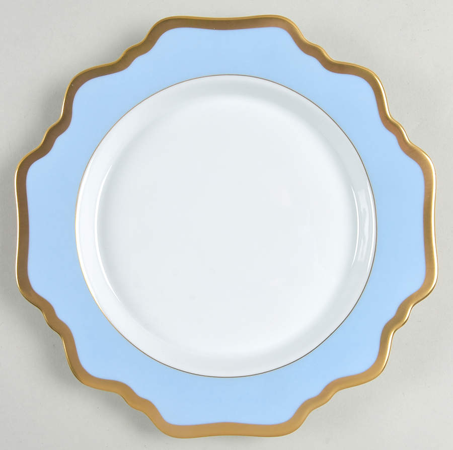 Anna's Palette Sky Blue Salad/Dessert Plate by Anna Weatherley-1
