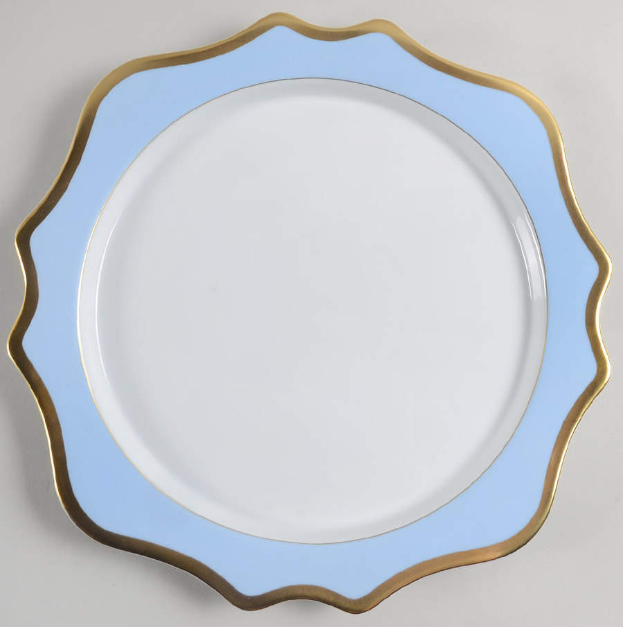 Anna's Palette Sky Blue Service Plate (Charger) by Anna Weatherley-1