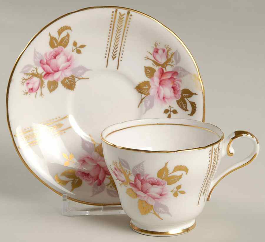 C2175 Footed Demitasse Cup & Saucer Set by John  Aynsley & Sons-1