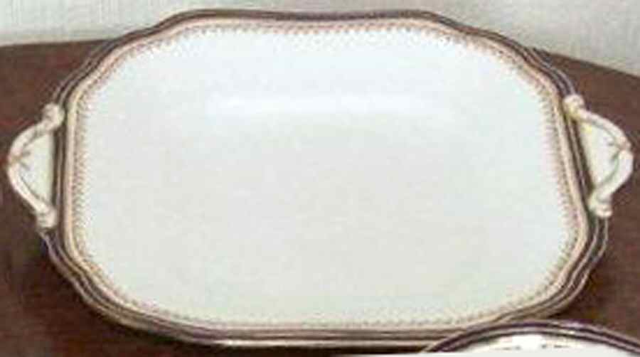 AYN257 Handled Cake Plate by John  Aynsley & Sons-1
