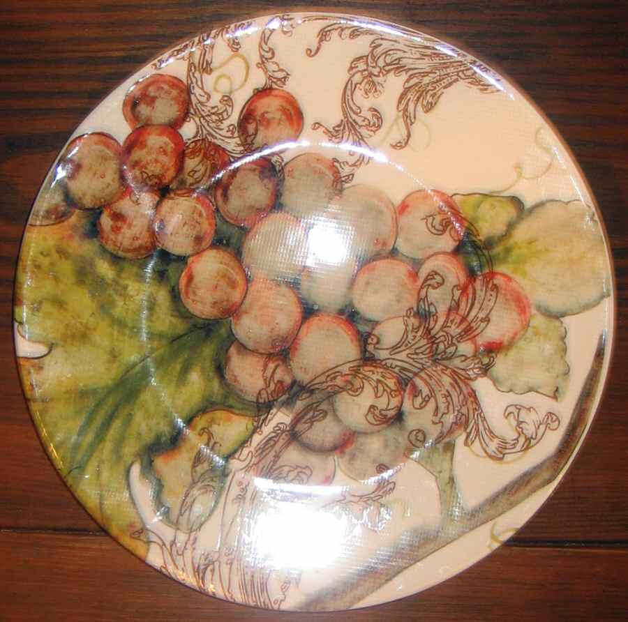 Fruit Borocco Dinner Plate by Artimino-1