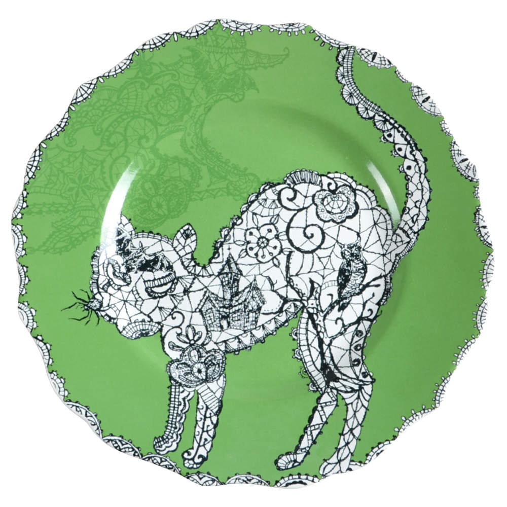 Wiccan Lace Salad Plate by 222 Fifth (PTS)-1