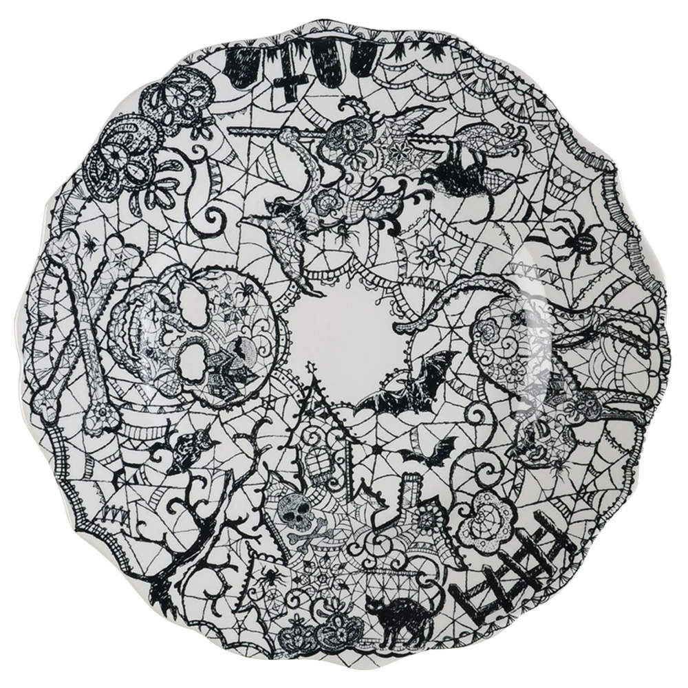 Wiccan Lace Salad Plate by 222 Fifth (PTS)-1