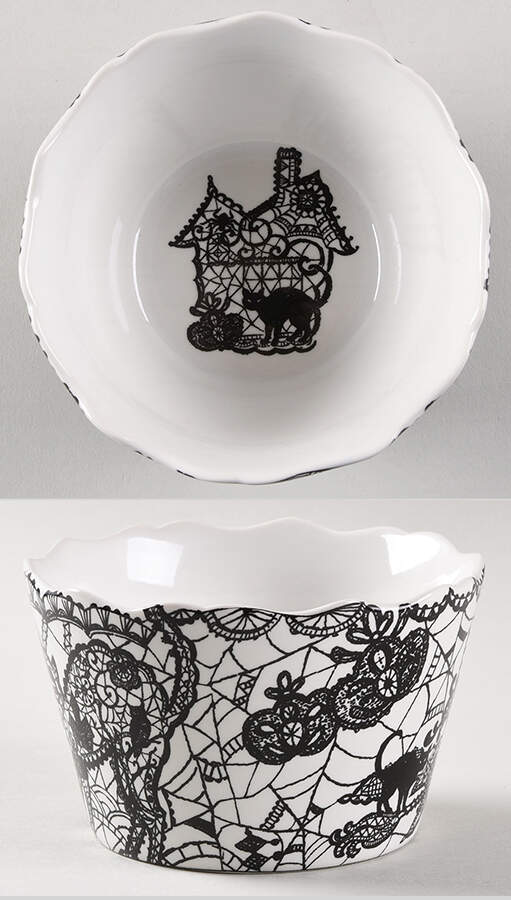 Wiccan Lace Individual Appetizer Bowl by 222 Fifth (PTS)-1