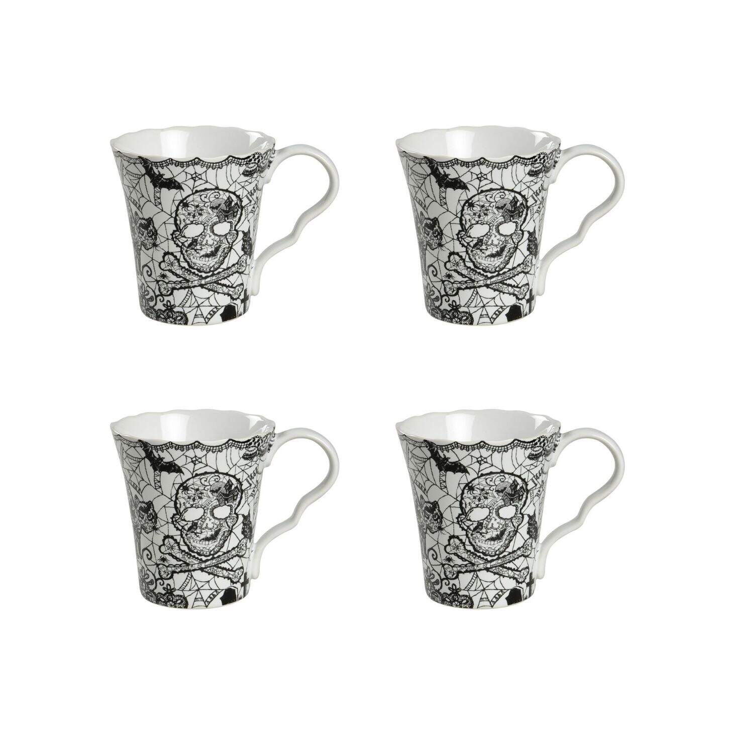 Wiccan Lace Mug - Set of 4 by 222 Fifth (PTS)-1