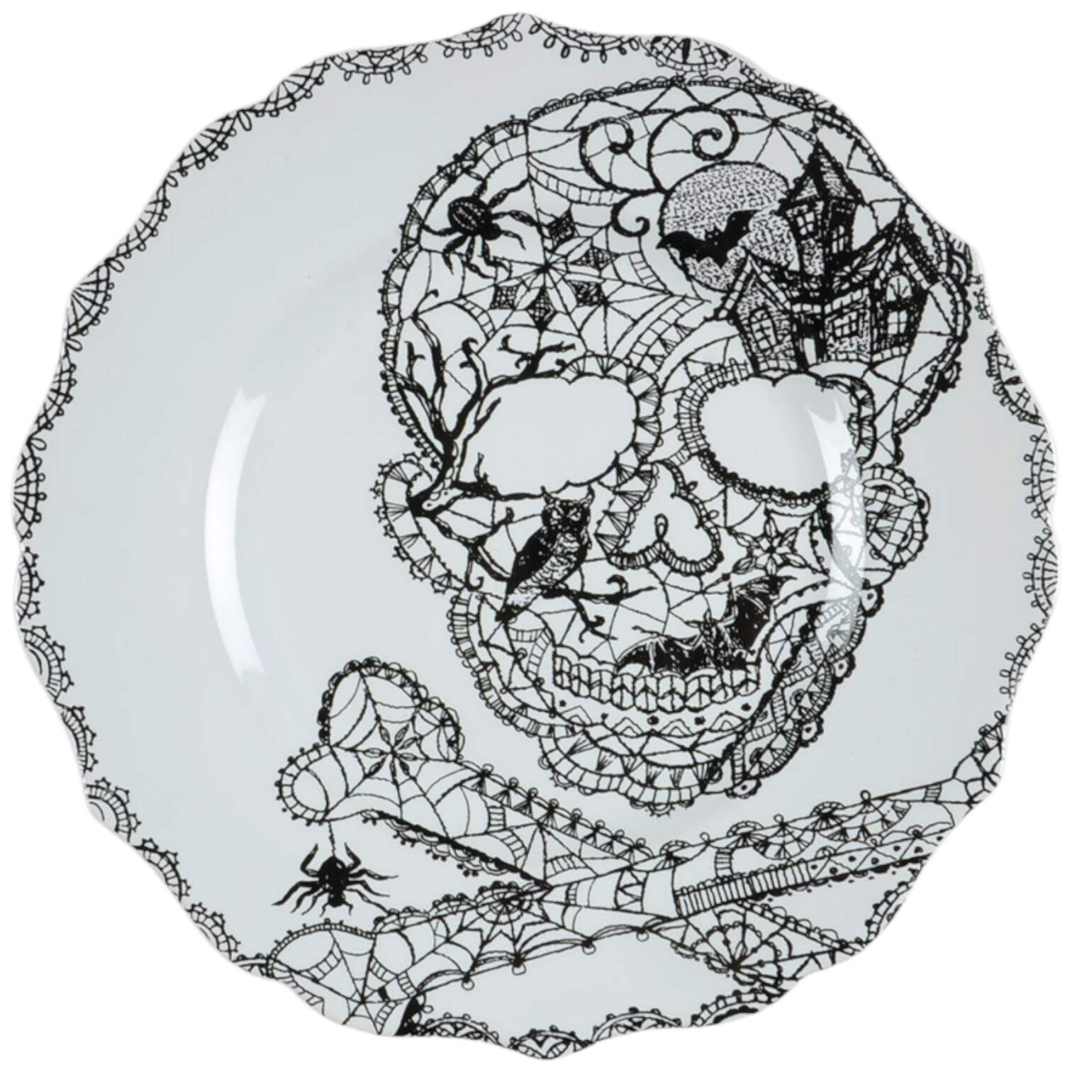 Wiccan Lace Salad Plate by 222 Fifth (PTS)-1