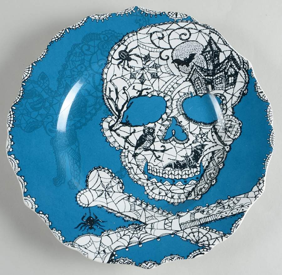 Wiccan Lace Salad Plate by 222 Fifth (PTS)-1