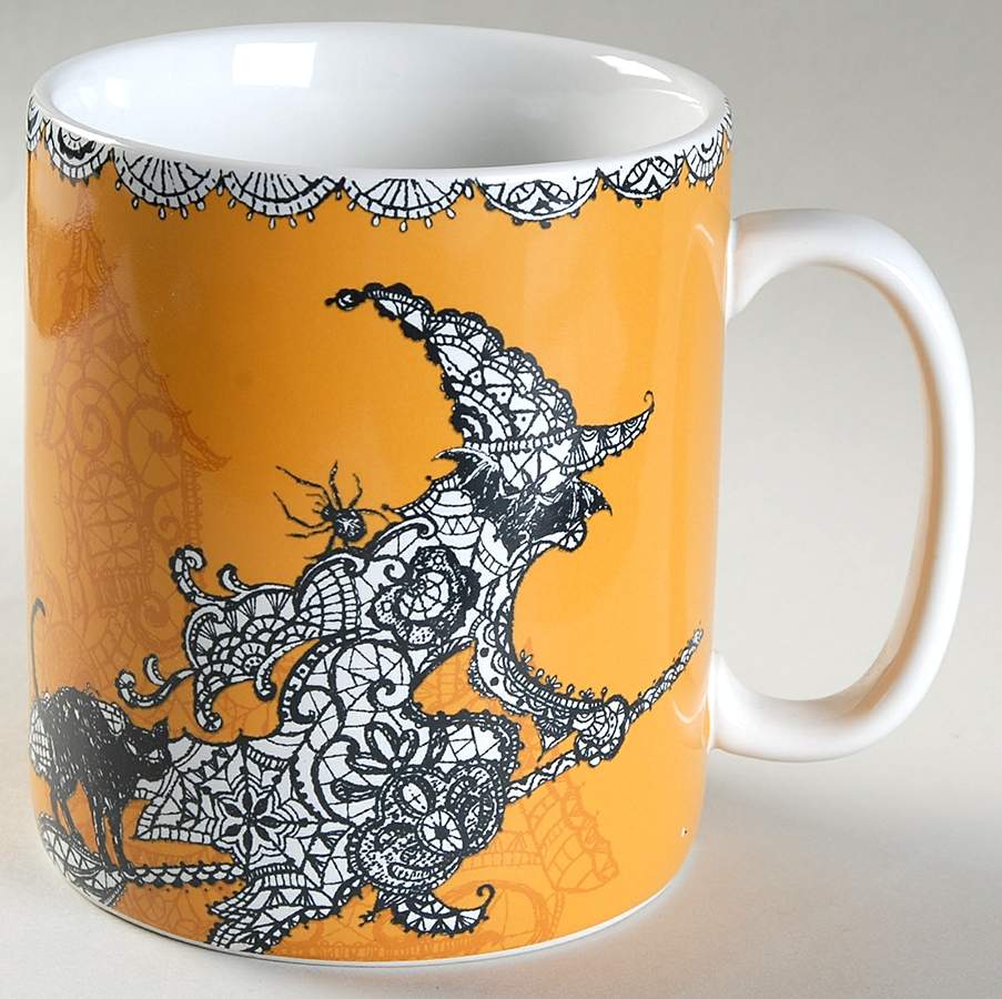 Wiccan Lace Jumbo Mug by 222 Fifth (PTS)-1
