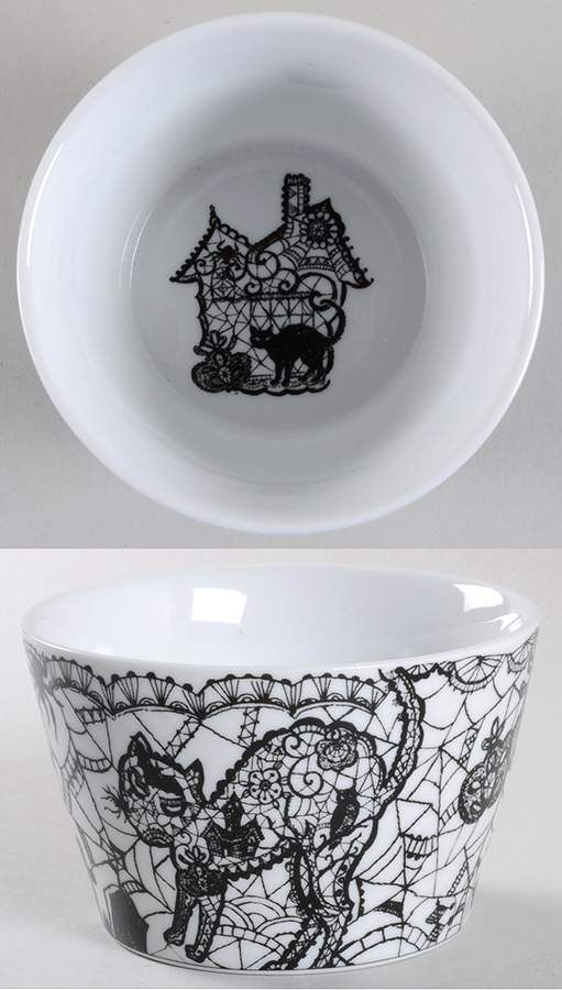 Wiccan Lace Individual Appetizer Bowl by 222 Fifth (PTS)-1
