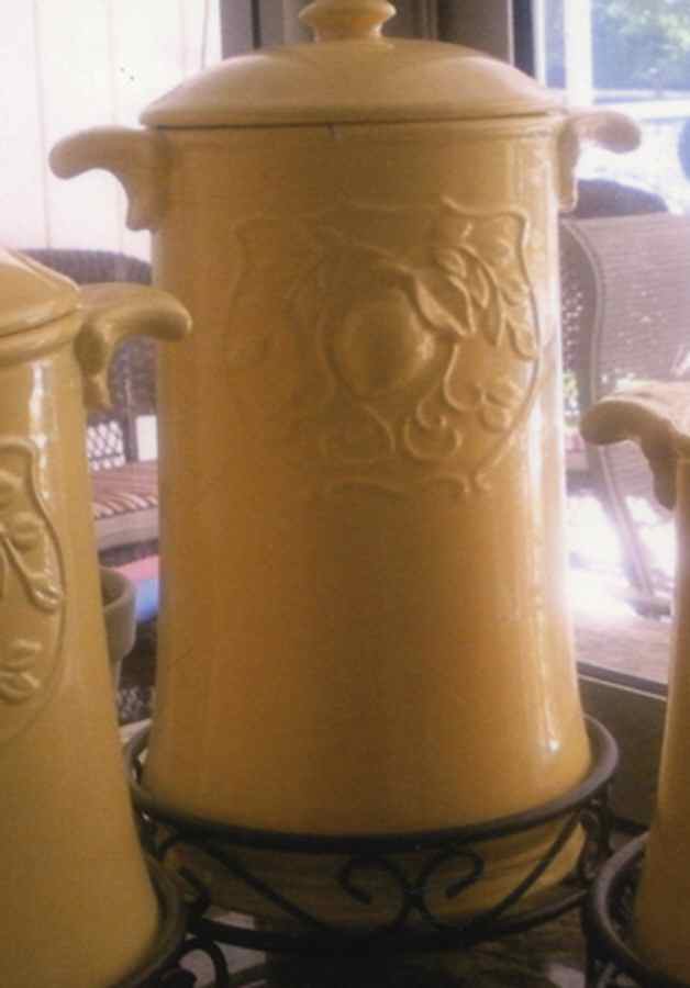 Limoncello Large Canister & Lid by American Atelier-1