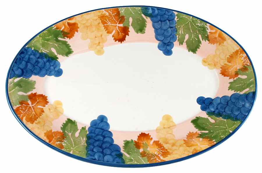 ASN7 19" Oval Serving Platter by A Santos-1