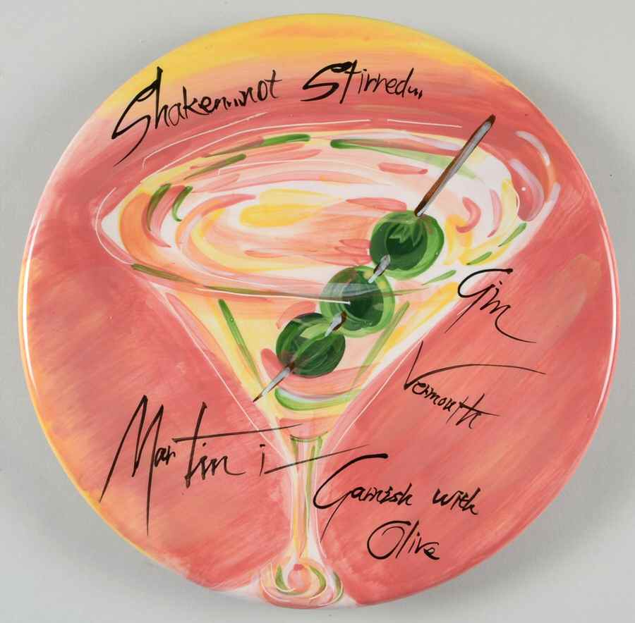 Magnificent Martinis Salad Plate by Ambiance-1