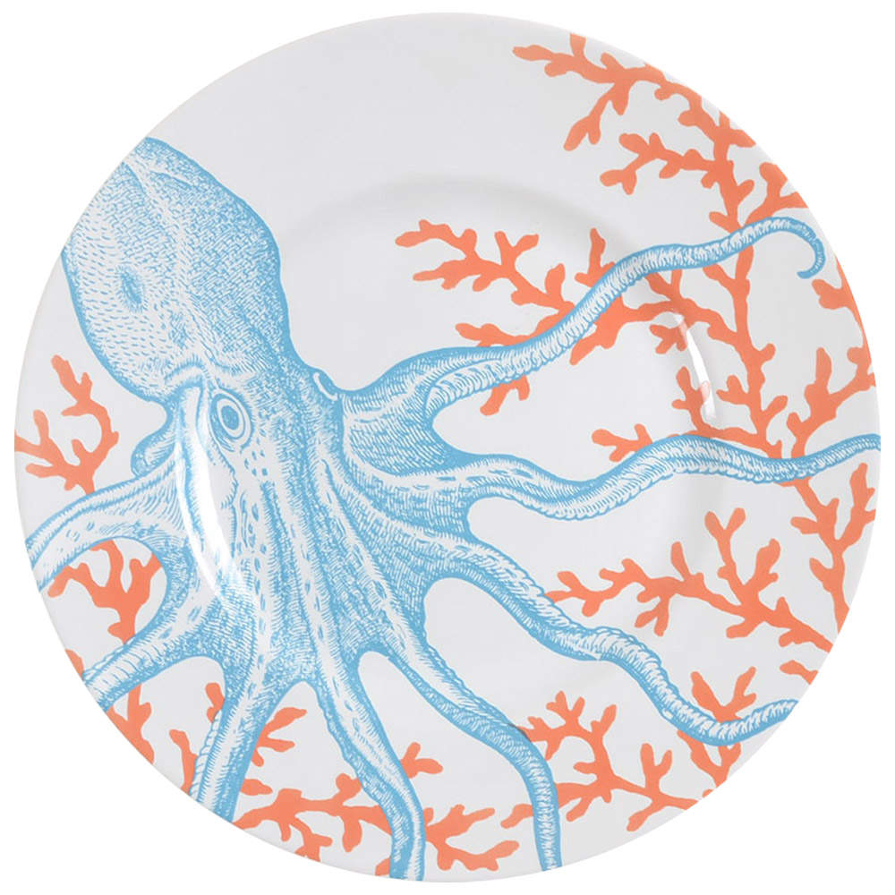 Coastal Life Grenada Salad Plate by 222 Fifth (PTS)-1