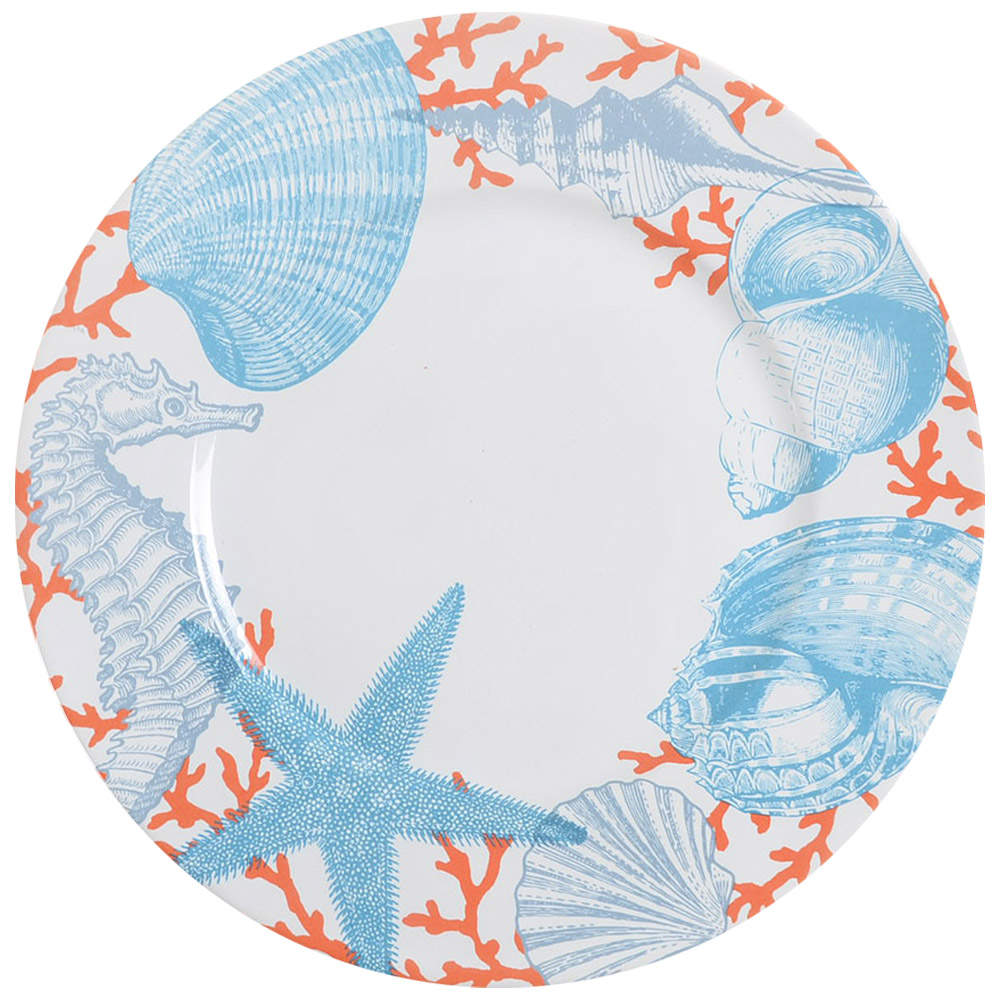 Coastal Life Grenada Dinner Plate by 222 Fifth (PTS)-1