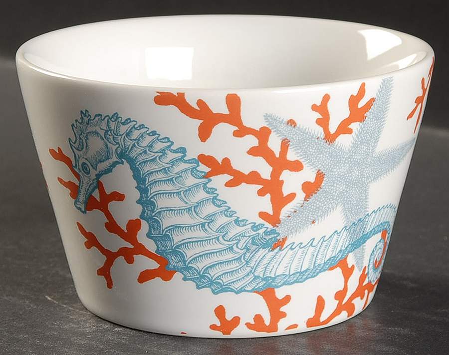 Coastal Life Grenada Individual Appetizer Bowl by 222 Fifth (PTS)-1