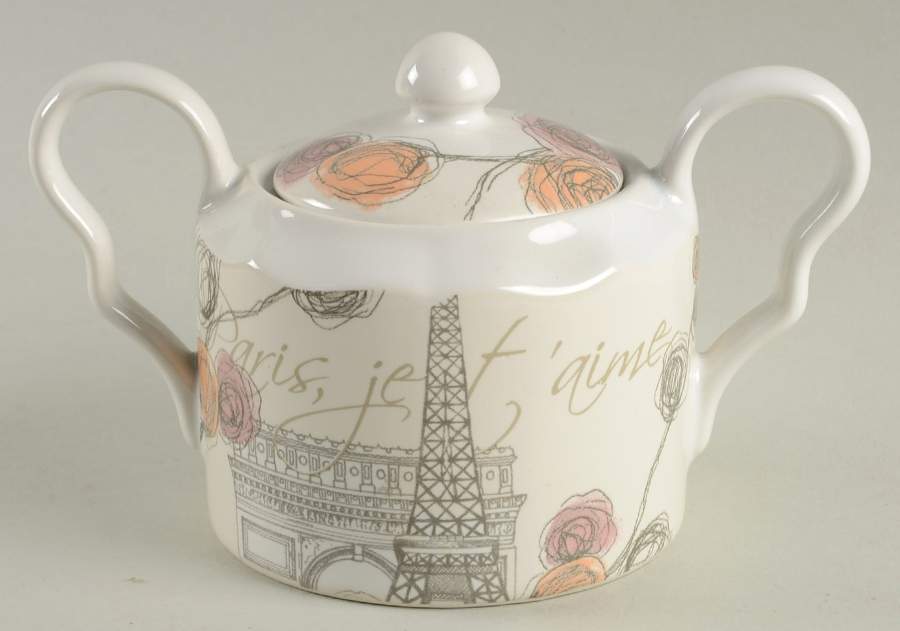 Lissome Sugar Bowl & Lid by 222 Fifth (PTS)-1