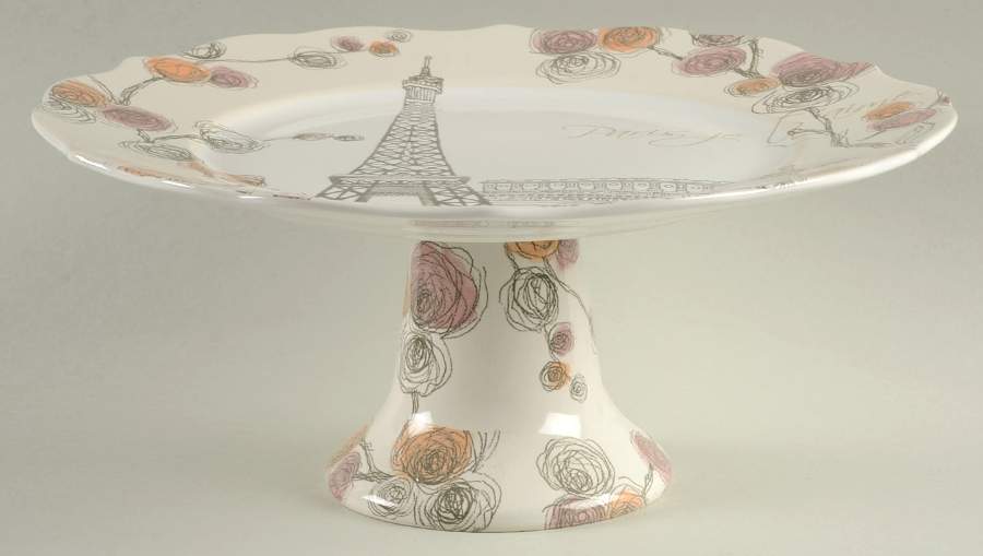 Lissome 10" Diameter Pedestal Cake Stand by 222 Fifth (PTS)-1