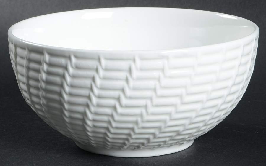 Basket Weave Soup/Cereal Bowl by 222 Fifth (PTS)-1