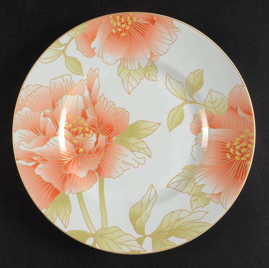 Leanne Peony Salad Plate by 222 Fifth (PTS)-1