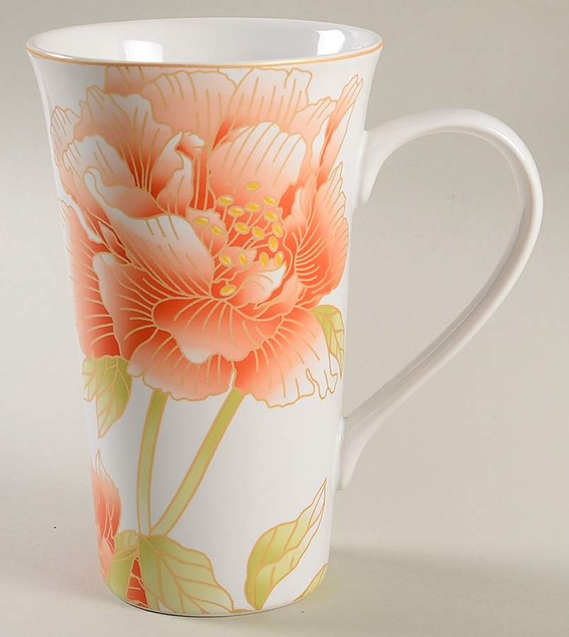 Leanne Peony Latte Mug by 222 Fifth (PTS)-1