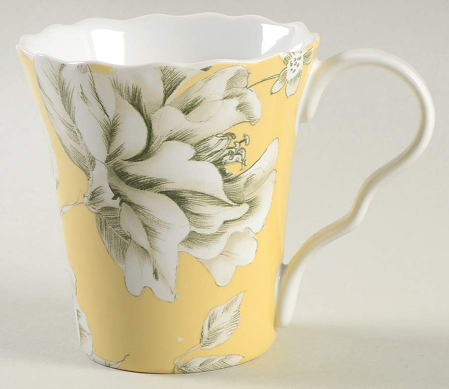 Bellisa Yellow Mug by 222 Fifth (PTS)-1