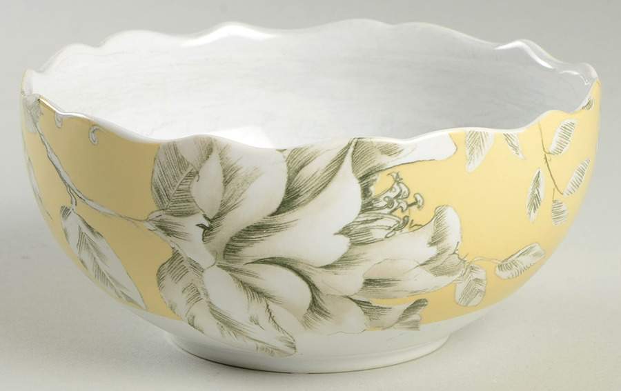 Bellisa Yellow Soup/Cereal Bowl by 222 Fifth (PTS)-1