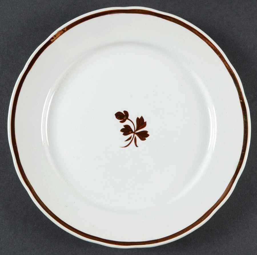 Tea Leaf (Raised Panel Rim) Bread & Butter Plate by Anthony Shaw-1