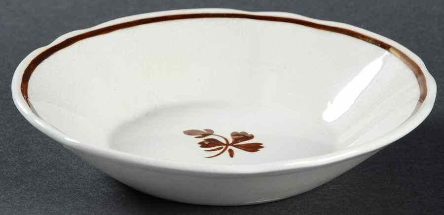 Tea Leaf (Raised Panel Rim) Fruit/Dessert (Sauce) Bowl by Anthony Shaw-1