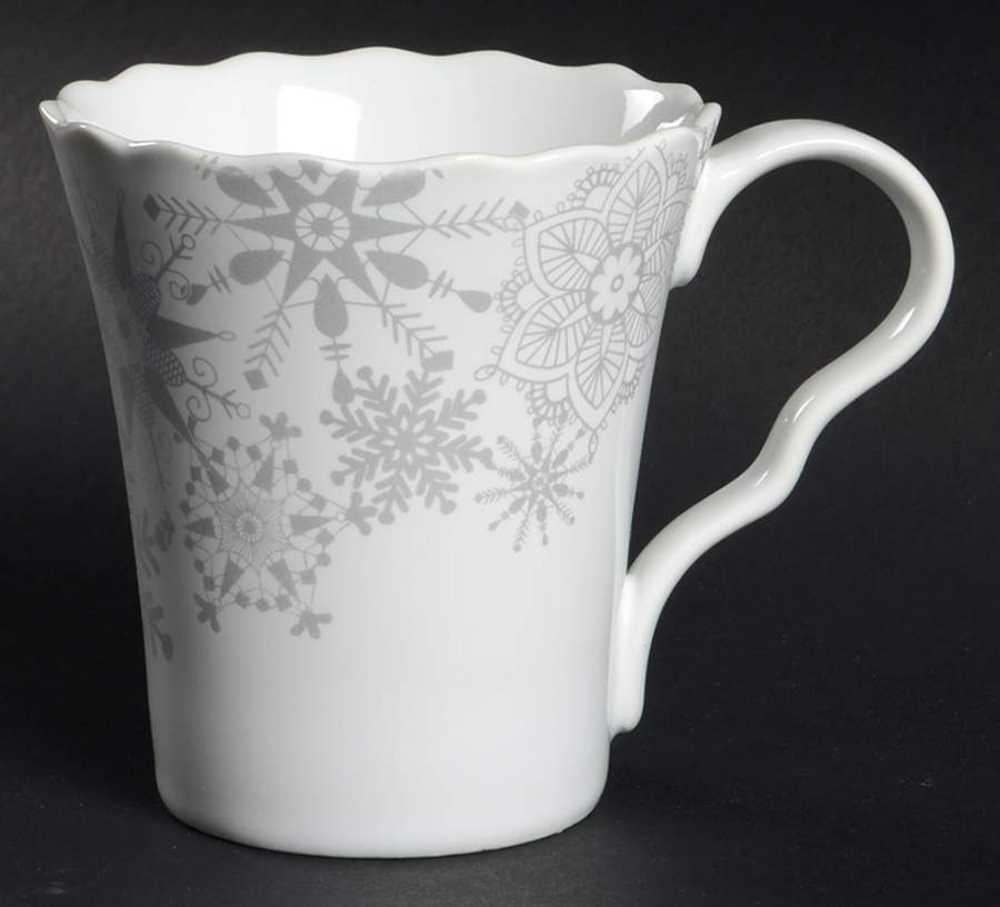 Snow Flurry Silver Mug by 222 Fifth (PTS)-1