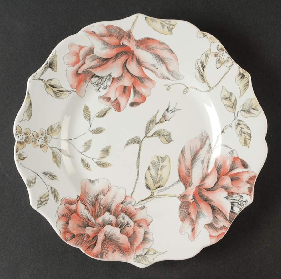 Bellisa Pink Salad Plate by 222 Fifth (PTS)-1