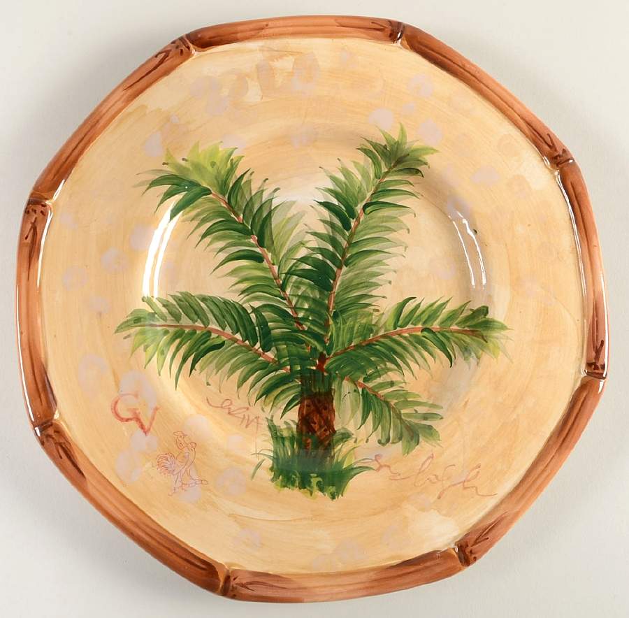 Royal Palm Dinner Plate by Ambiance-1
