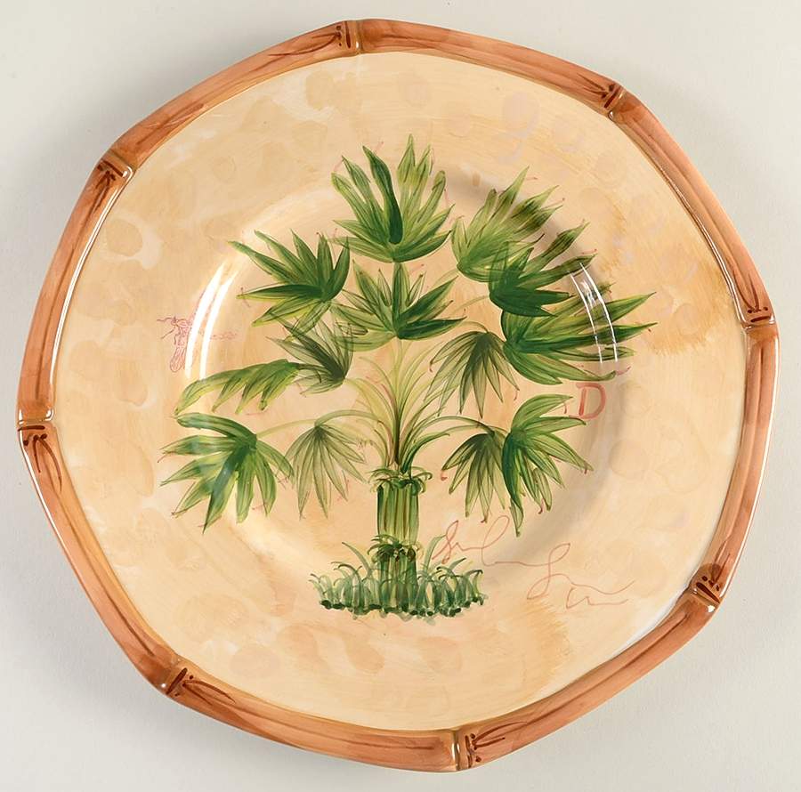 Royal Palm Dinner Plate by Ambiance-1