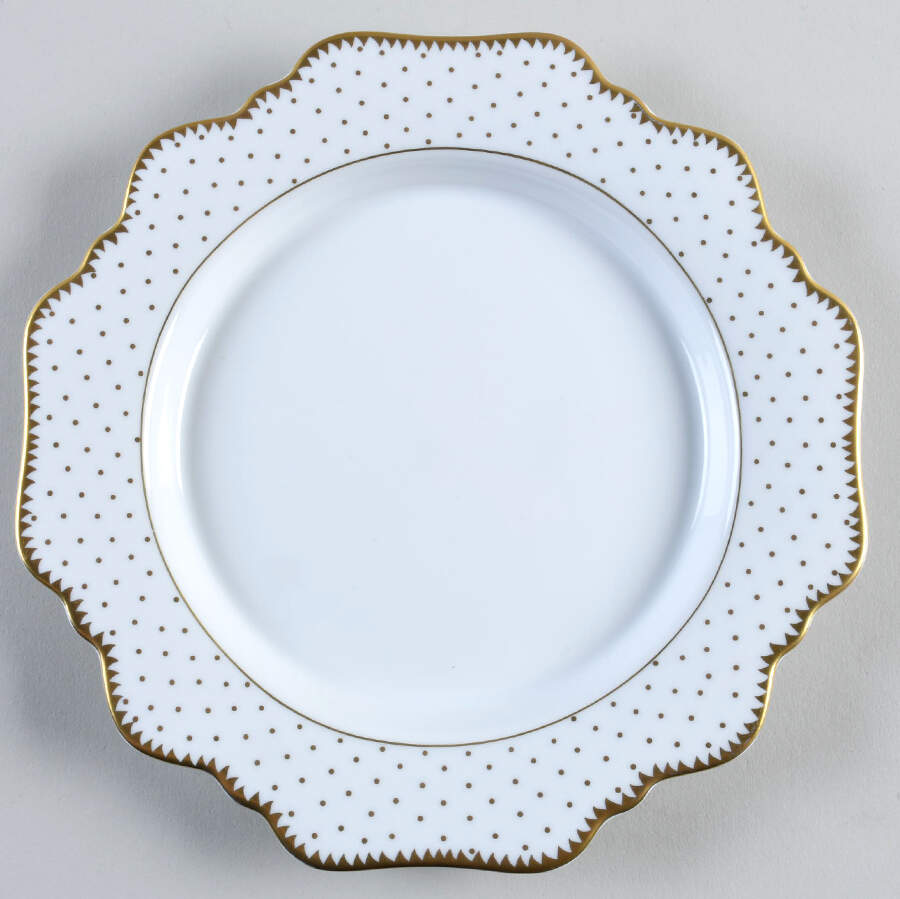 Simply Anna Antique Polka Salad/Dessert Plate by Anna Weatherley-1