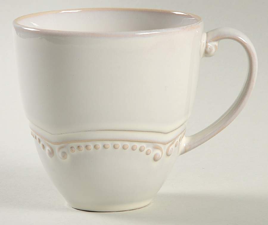 Isabella (Cream) Mug by Anchor Hocking-1