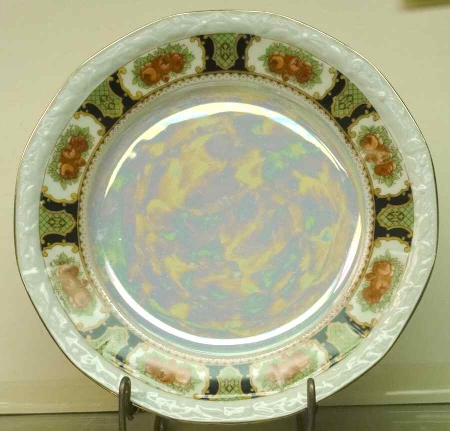 ALZ14 Salad Plate by A Laufer (Czech)-1